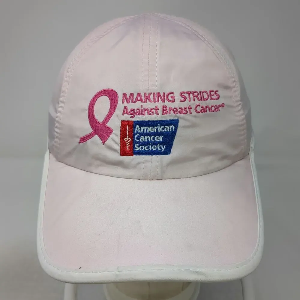 HIT WEAR Pink One Size Baseball Cap Hat American Cancer Society Making Strides